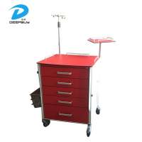 China Hot Selling Emergency Medical Trolley In Hhospital