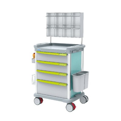 2018 New Products Hospital furniture medical equipment ABS Luxurious aneasthetic trolley