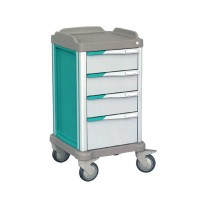 Medical cart Hospital furniture ABS trolley Luxurious emergency trolley