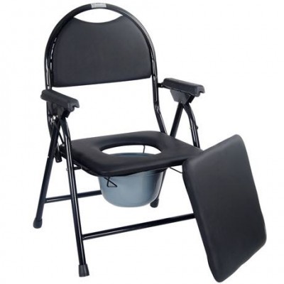 new design portable folding toliet chair adjustable commode chair for elderly