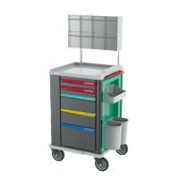 China supplier Luxurious aneasthetic ABS trolley hospital furniture medical equipment