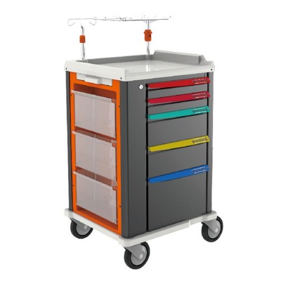 ABS Luxurious emergency trolley Mainly used by superior ABS ,steel