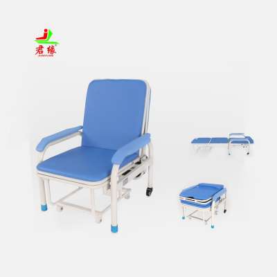 z08Medical Manual Foldable Accompanying Chair For Hospital